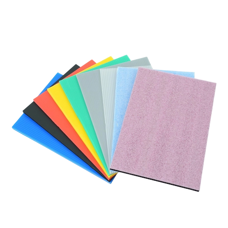 Papan Hollow PP Berlapis Anti-calar Lembut Felt